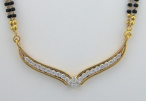 Diamond mangalsutra