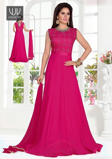 Chiffon Georgette Anarkali Dress