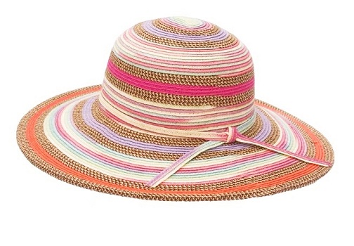 Colorful Braided Straw Hat for Women