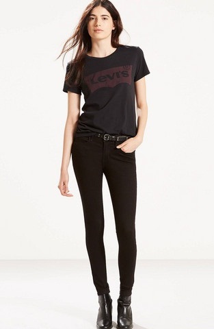 Sizzling Levis Black Jeans for Women