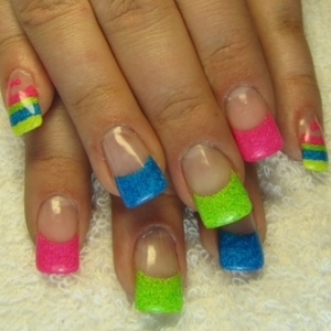 Funky-Fresh French Nail Art Ideas