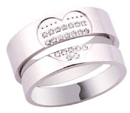 Couples rings tumbler