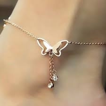 anklet-designs-simple-butterfly-anklet