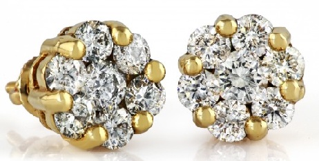 floral-diamond-earrings-for-men