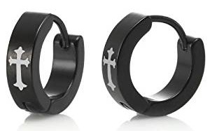 cross-designed-hoop-earrings-for-men