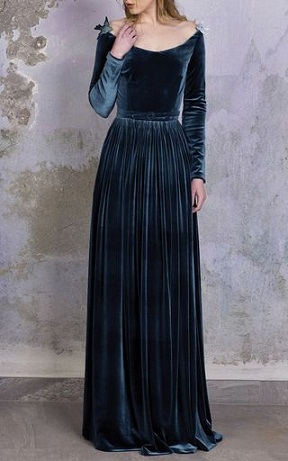 Velvet Long Frock