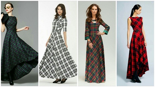 Long Frock with Checks