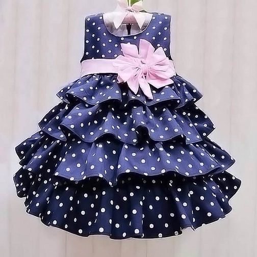 Polka Dot Baby Frock