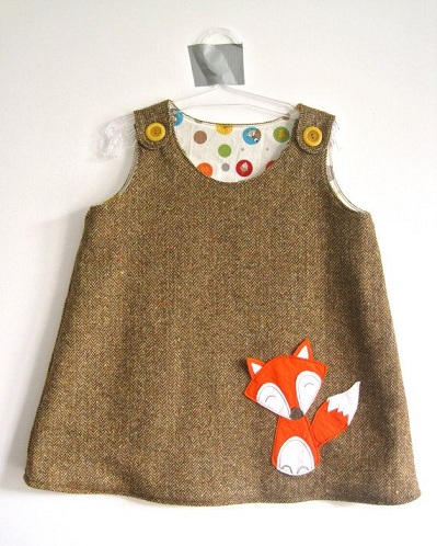 Wool Baby Frock