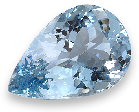 Pear Shape Aquamarine Gemstone