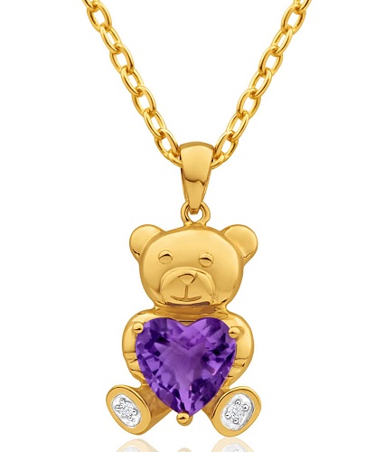 Teddy Bear Style Children's Lockets