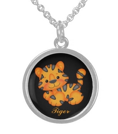 Cartoon Tiger Children's Lockets