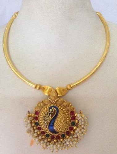 Peacock Pendant Necklace