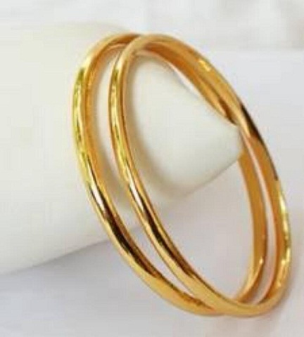 Plain Gold Bangles