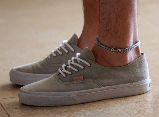 Crochet Anchored Anklet for Men