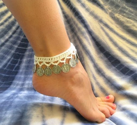 Crochet Boho Anklet