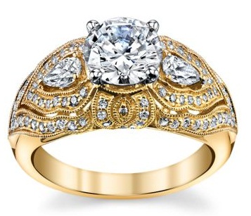 Gold Engagement Ring