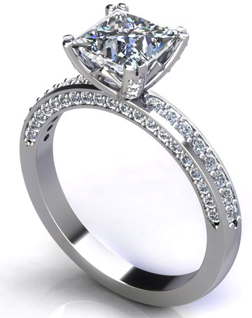 Princess Cut Engagement Ring