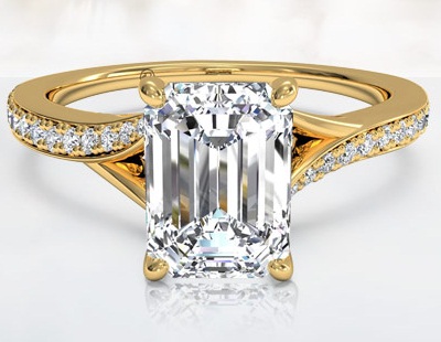 Emerald Cut Engagement Ring