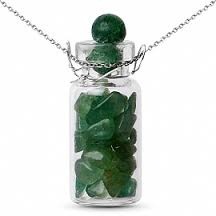 Bottle Charm gemstone pendant