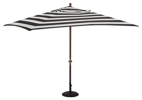 Striped Pattern Garden Umbrellas