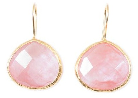 pink earrings