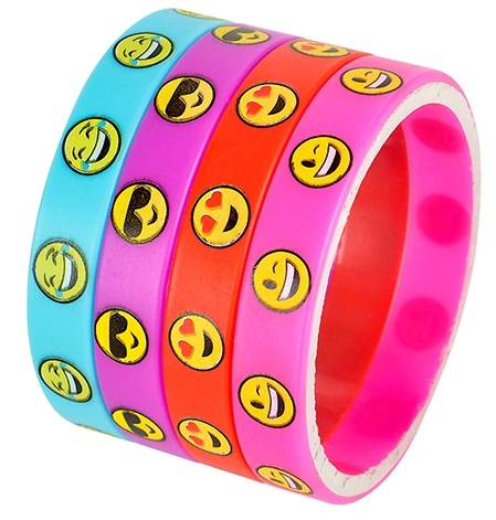 Emoji Rubber Bracelets