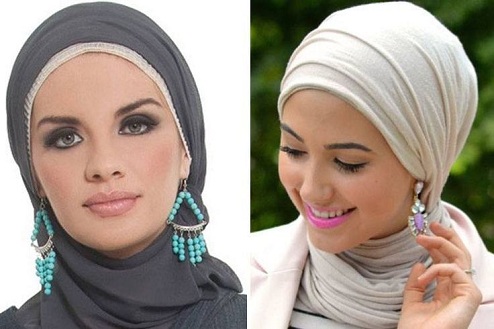 Smart Hijab with Earrings