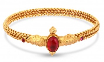 8gm Gold Gemstone Bangles