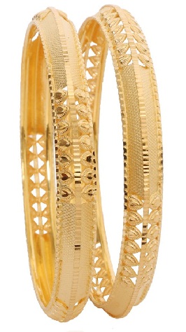 Office Wear 8gm Gold Bangles