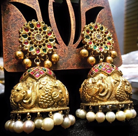 antique-temple-jewelry-traditional-antique-jhumka-with-nakshi