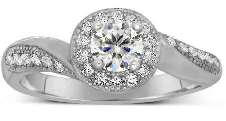 1 Carat Diamond Engagement Ring