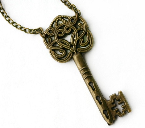 Skeleton Key Style Locket