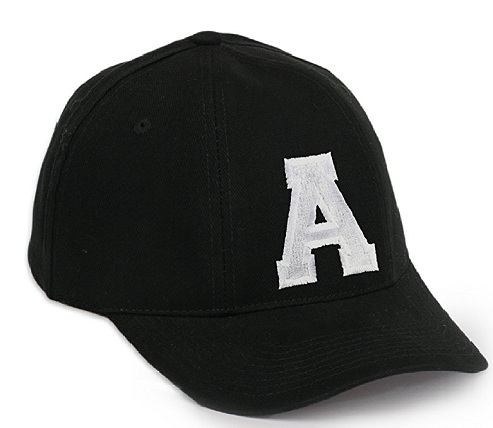 Alphabet Embroidered Snap Back Baseball Hats