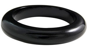 Wood Black Bangle