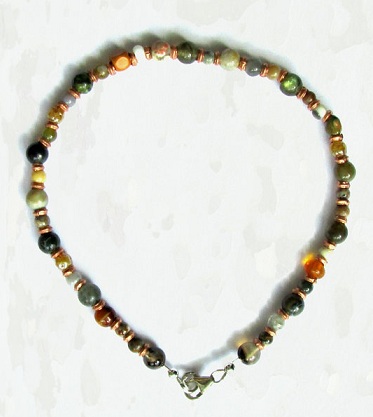 Colourful Handmade Pearl Anklet