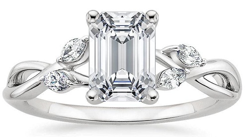 Emerald Cut Engagement Ring