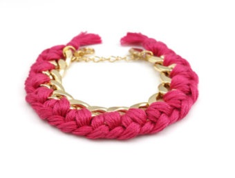 pink-braided-chain-bracelet-5