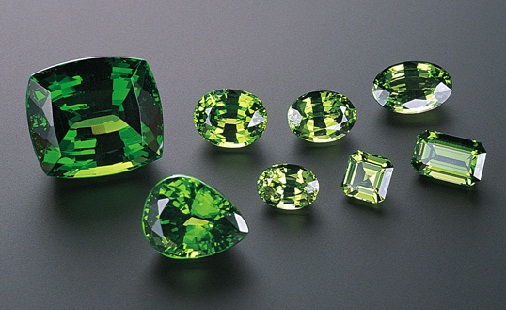 Demantoid Garnet Gemstone