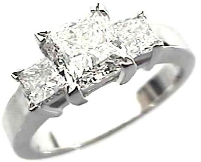 Three Stone Engagement Ring