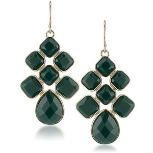 Green Chandelier Earring