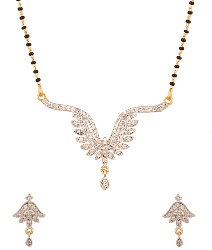 Sparkling locket mangalsutra