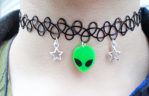 Alien Tattoo Choker