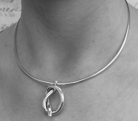 Sterling silver choker