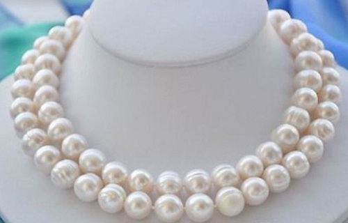 Natural White Baroque Keshi Pearls