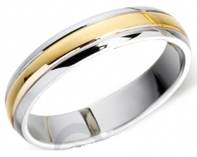 The Golden Plated Platinum Ring