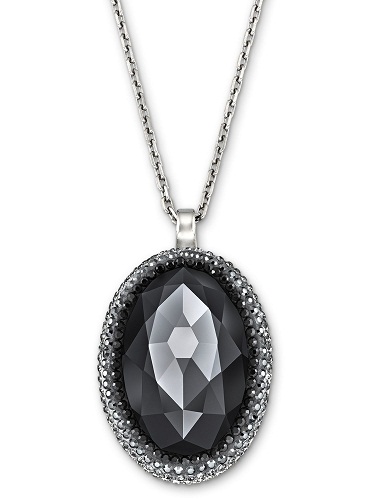 Black Crystal Necklace