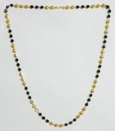 Simple Gold Chain with Beads