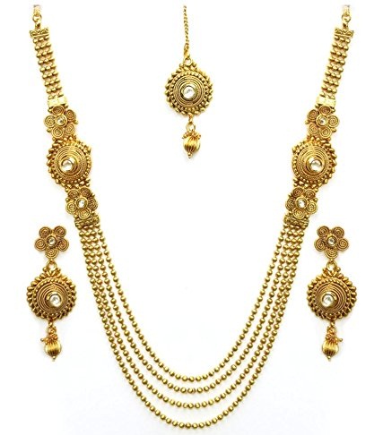 Antique Artificial Temple Necklace Set