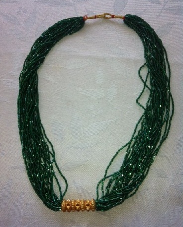 Green Tilhari mangalsutra